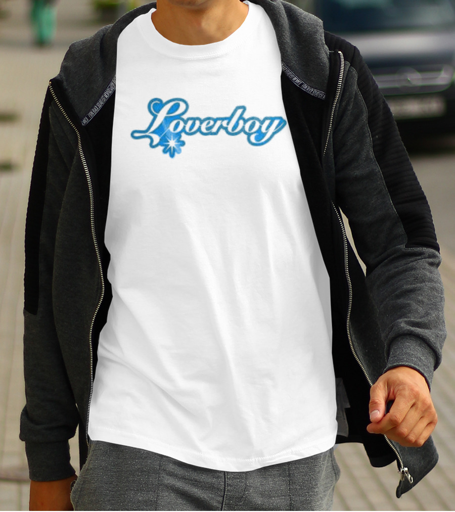 Mariah Carey Store Loverboy White Hearts Flowers T-Shirt