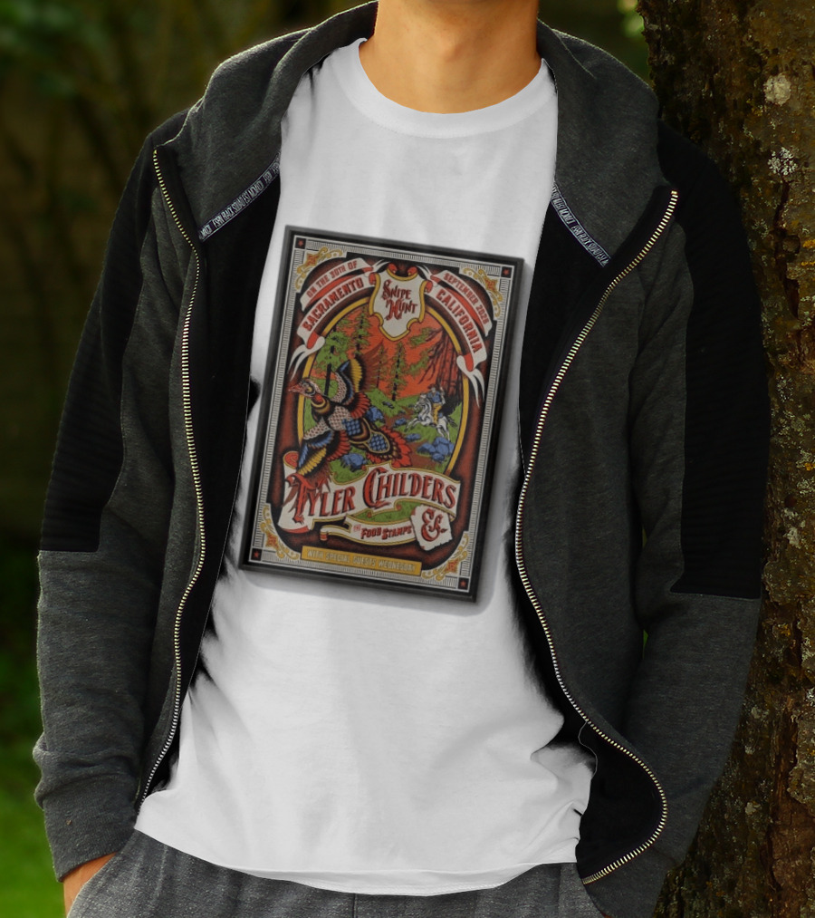 Tyler Childers Sacramento Concert September 30 2026 With Sipe Hunt Food Stamps Special Guests Wednesday T-Shirt