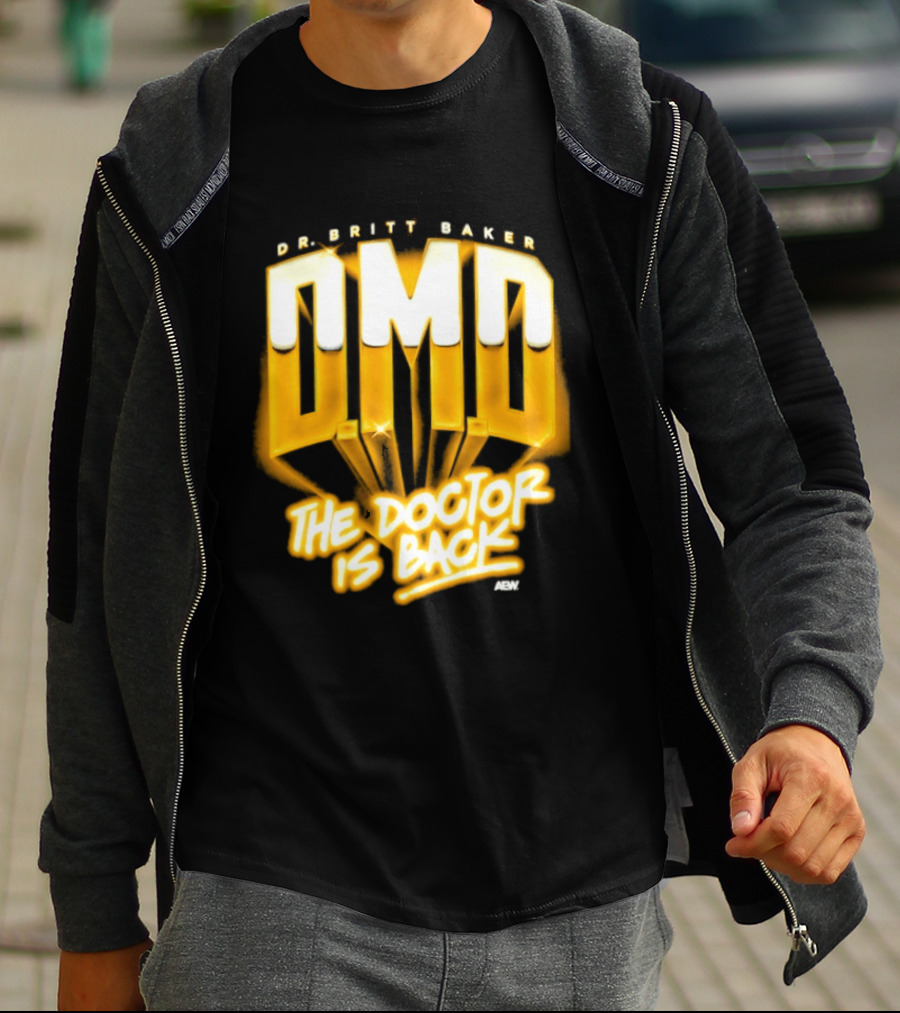 Dr Britt Baker DMD The Doctor Is Back AEW Wrestling T-Shirt