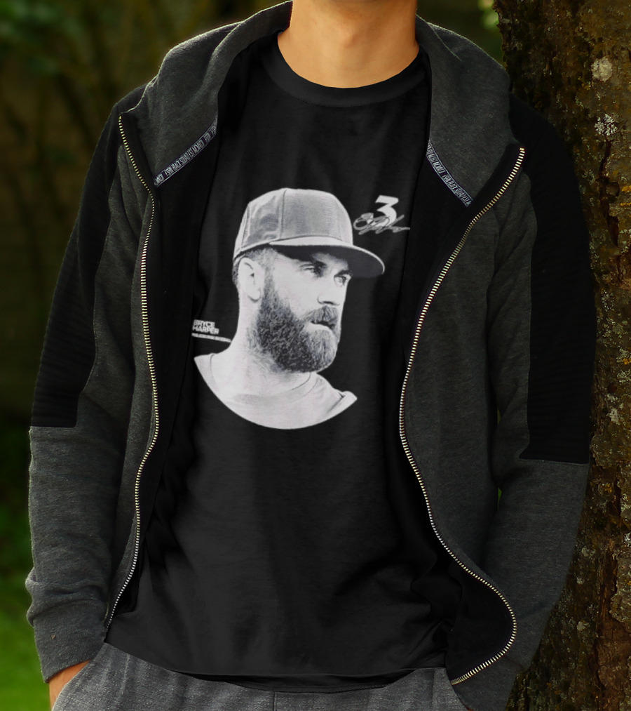 Bryce Harper Philadelphia Phillies Lineage Series 3 Signature T-Shirt