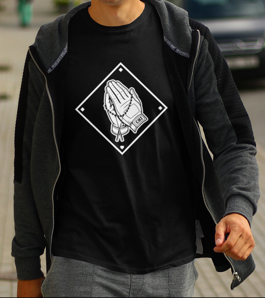 Chicago White Sox Blessed Baseball Pray Hands T-Shirt