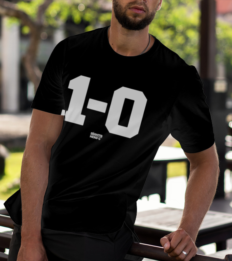 1 0 Score New York Giants John Harbaugh T-Shirt