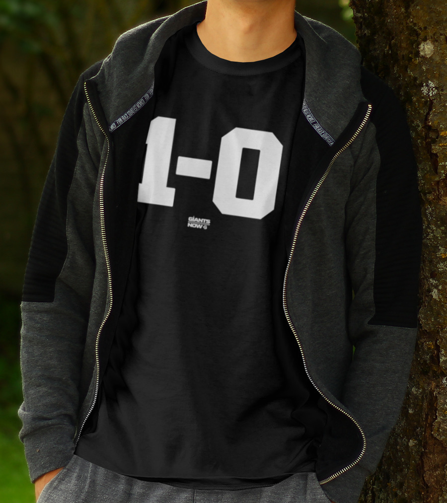1 0 Score New York Giants John Harbaugh T-Shirt