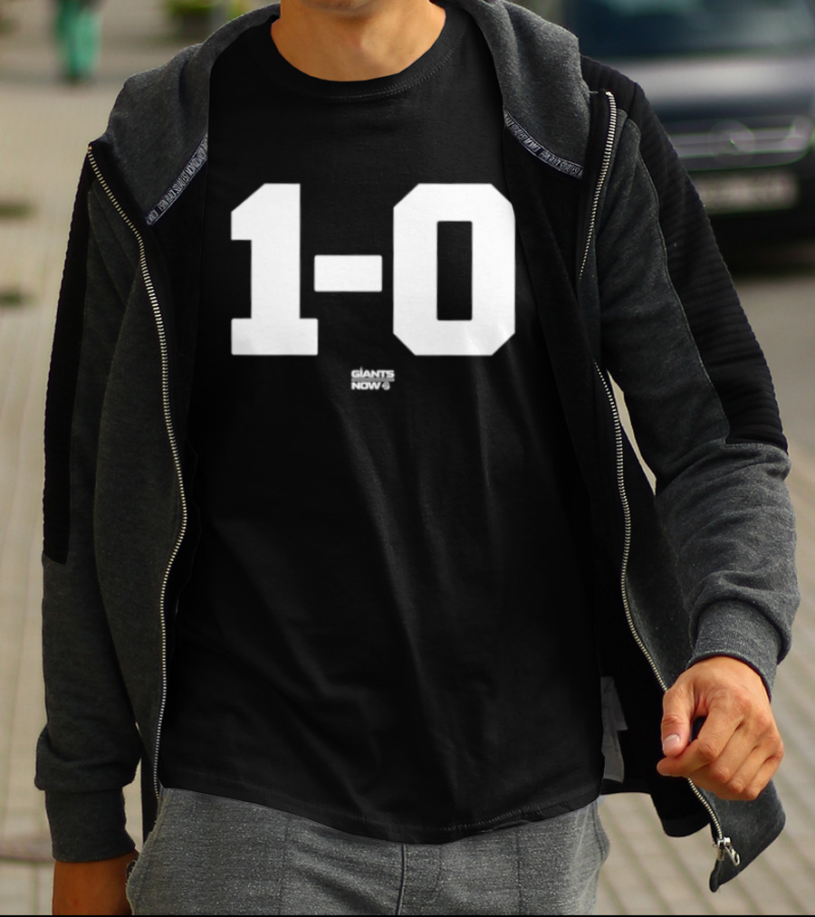 1 0 Score New York Giants John Harbaugh T-Shirt