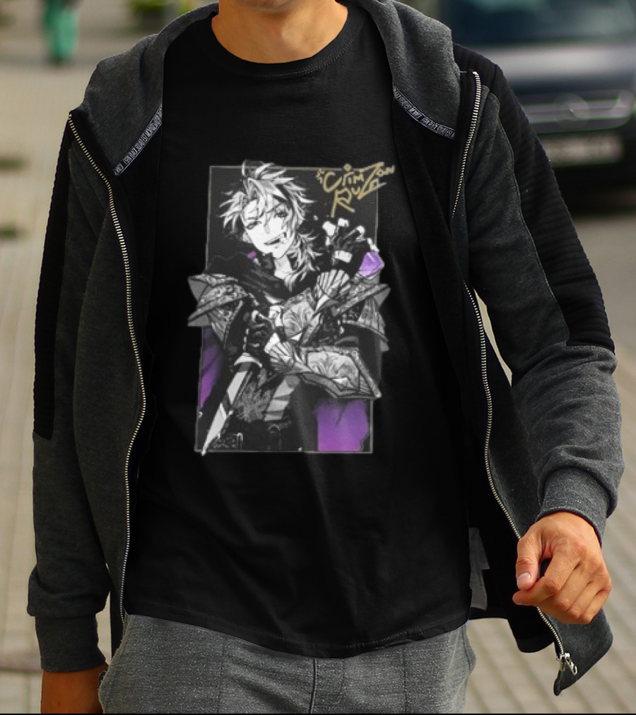 Crimzon Ruze Gamersupps Manga Warrior Aesthetic T-Shirt
