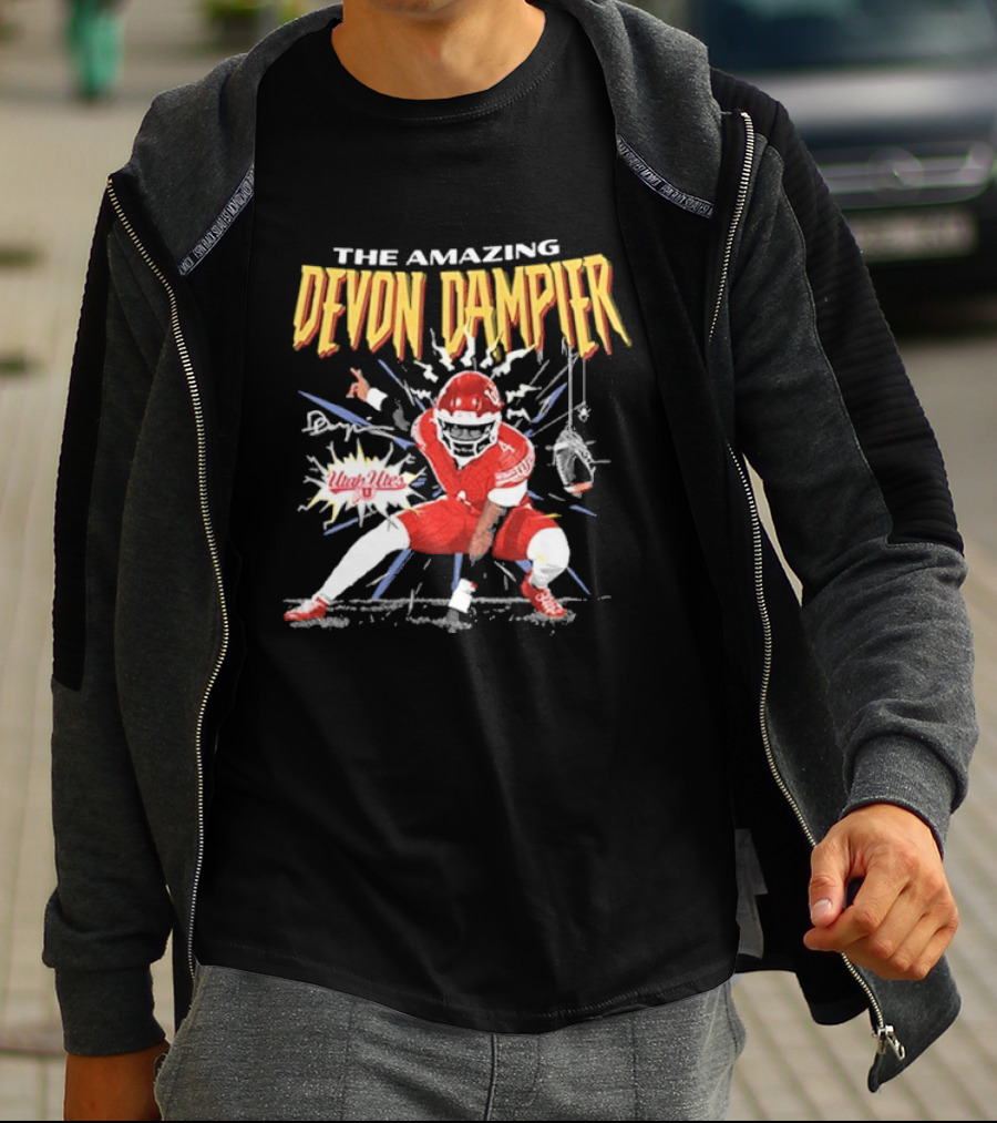 The Amazing Devon Dampier Utah Utes Football T-Shirt