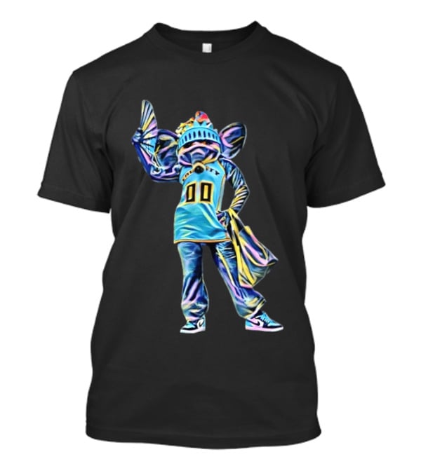 Ellie The Elephant Statue Of Liberty New York Basketball Team T-Shirt
