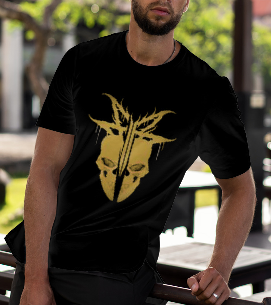 Falling In Reverse Yellow Skull Dripping Melting T-Shirt