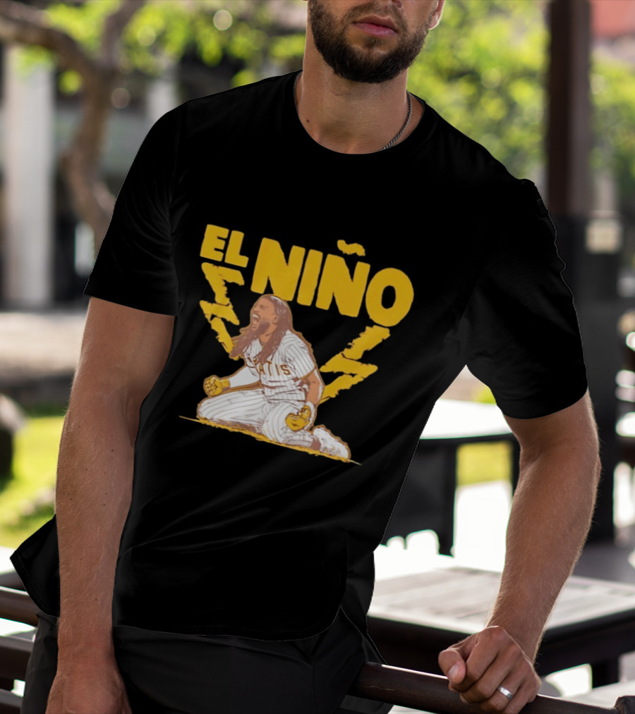 Fernando Tatis Jr El Niño San Diego Padres Stole Home Lightning T-Shirt