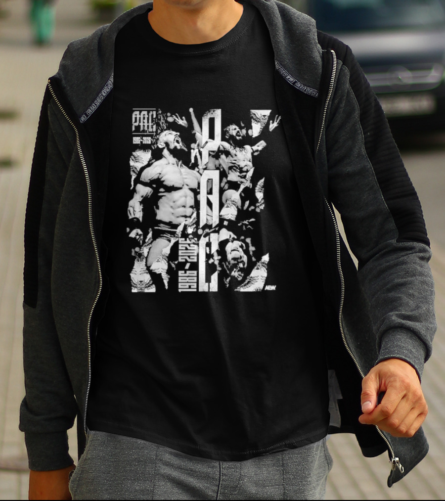 PAC Original Forever AEW 2026 Retro Wrestling T-Shirt