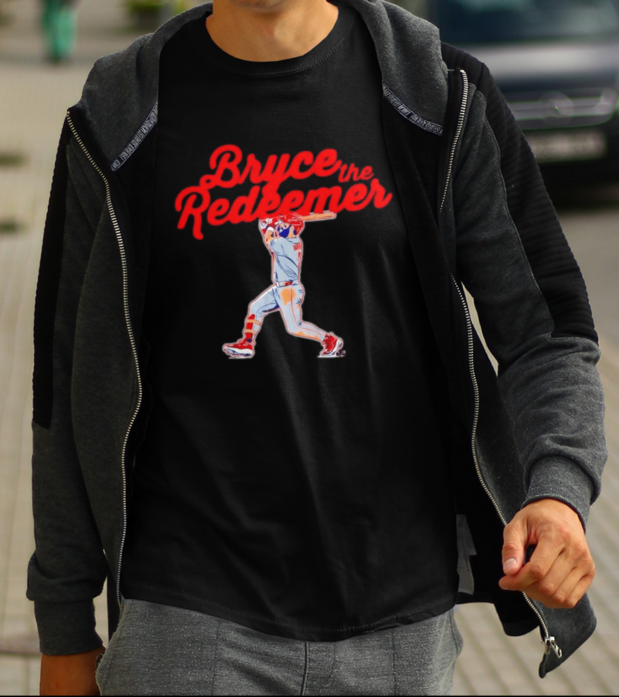 Bryce Harper The Redeemer Philadelphia Phillies Baseball T-Shirt