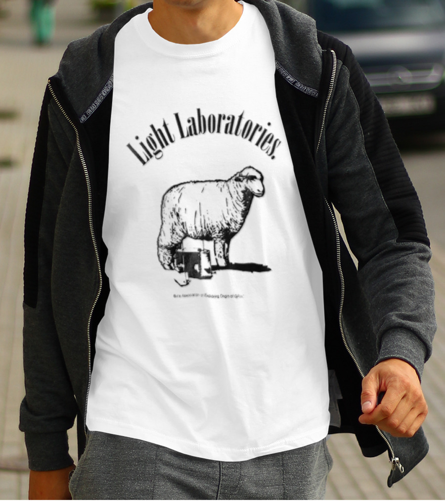 Light Laboratories Sheep Sketch Exploring Origin Of Grace T-Shirt