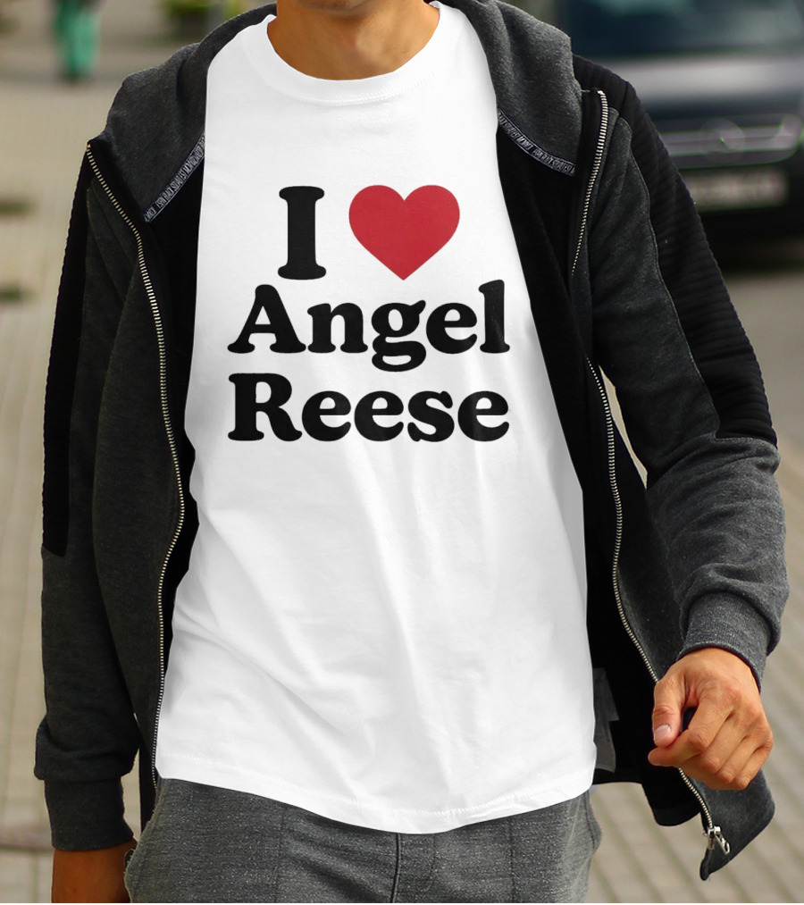 I Heart Angel Reese 2026 Fan Appreciation T-Shirt
