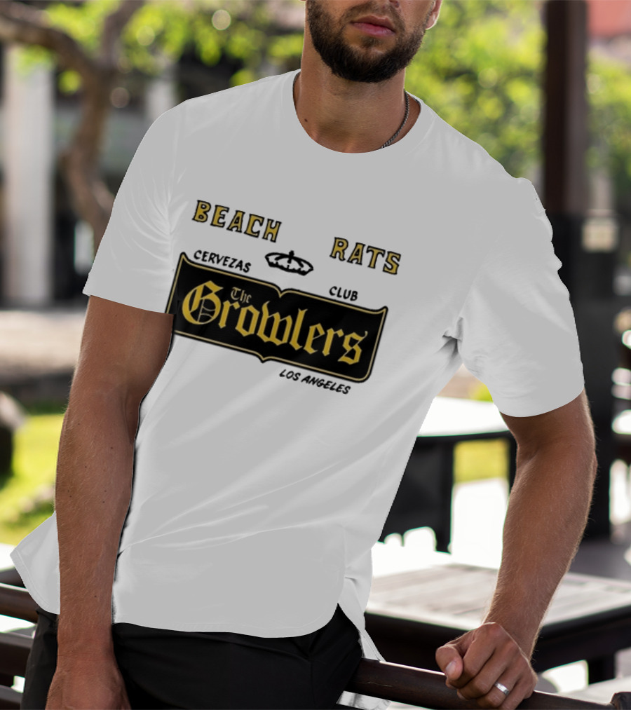 Beach Rats Cervezas Club The Growlers Los Angeles 2026 T-Shirt