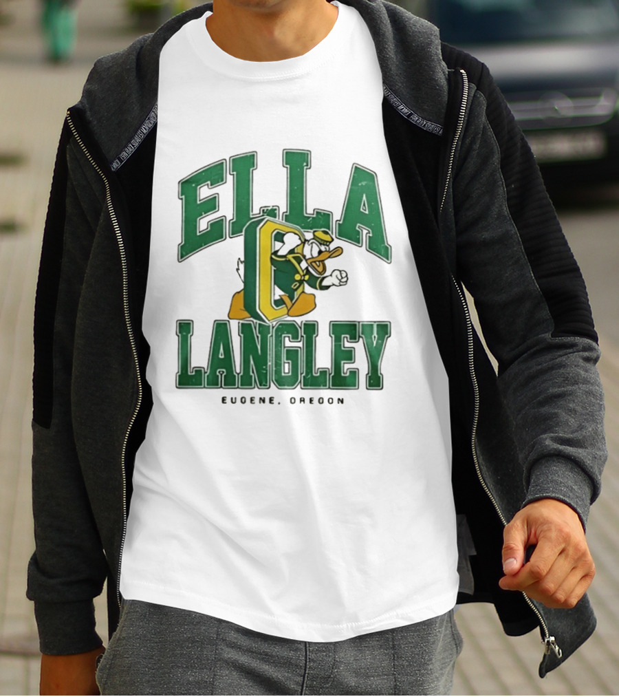 Ella Langley Oregon Ducks Eugene Collaboration T-Shirt
