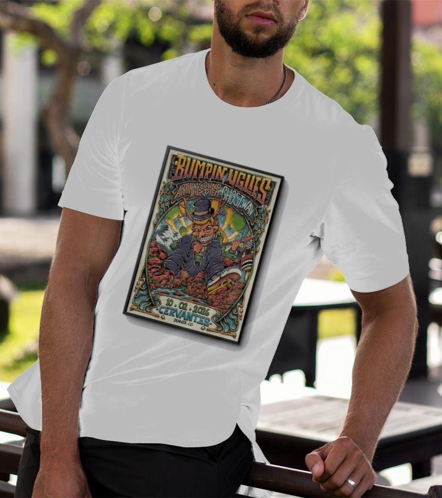 Bumpin Uglies Artikal Sound System Ghost.Wav Concert 10 02 2026 Cervantes Denver CO T-Shirt