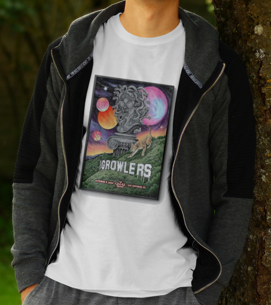 Los Growlers October 3 2026 Los Angeles Cosmic Event T-Shirt