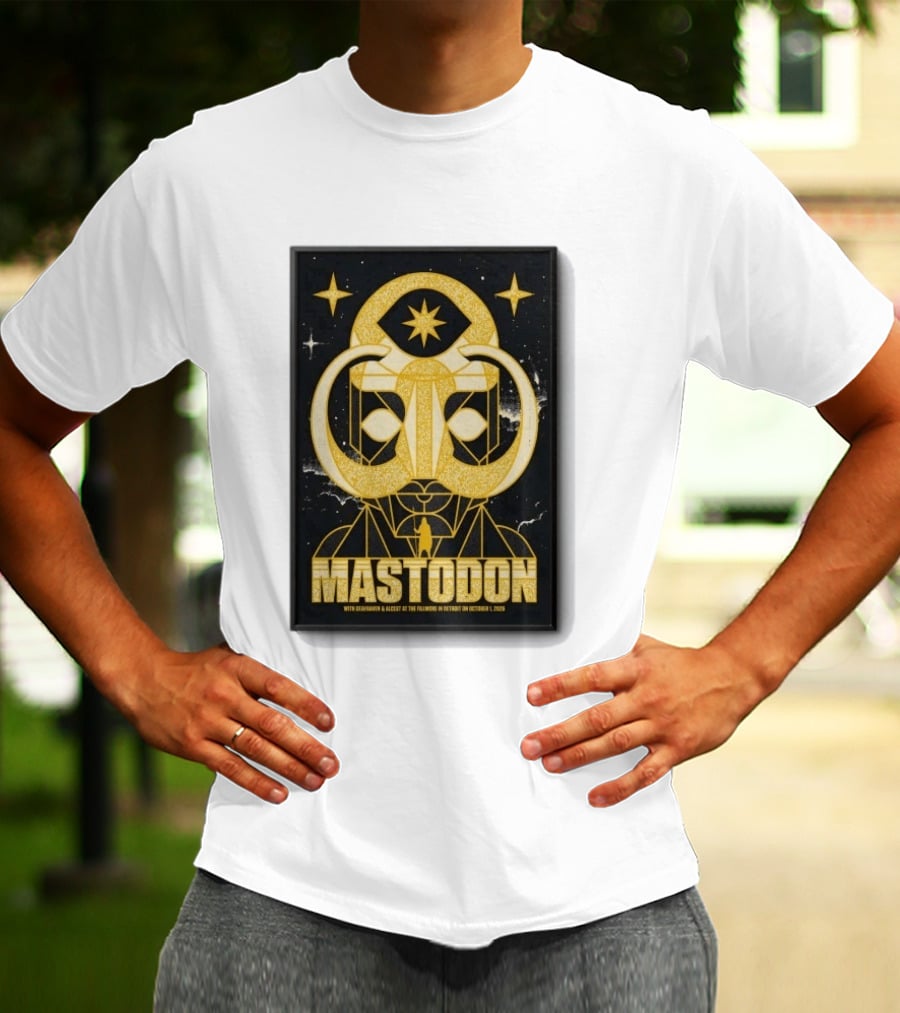 Mastodon The Fillmore Detroit Oct 1 2026 With Deafheaven And Khemmis T-Shirt