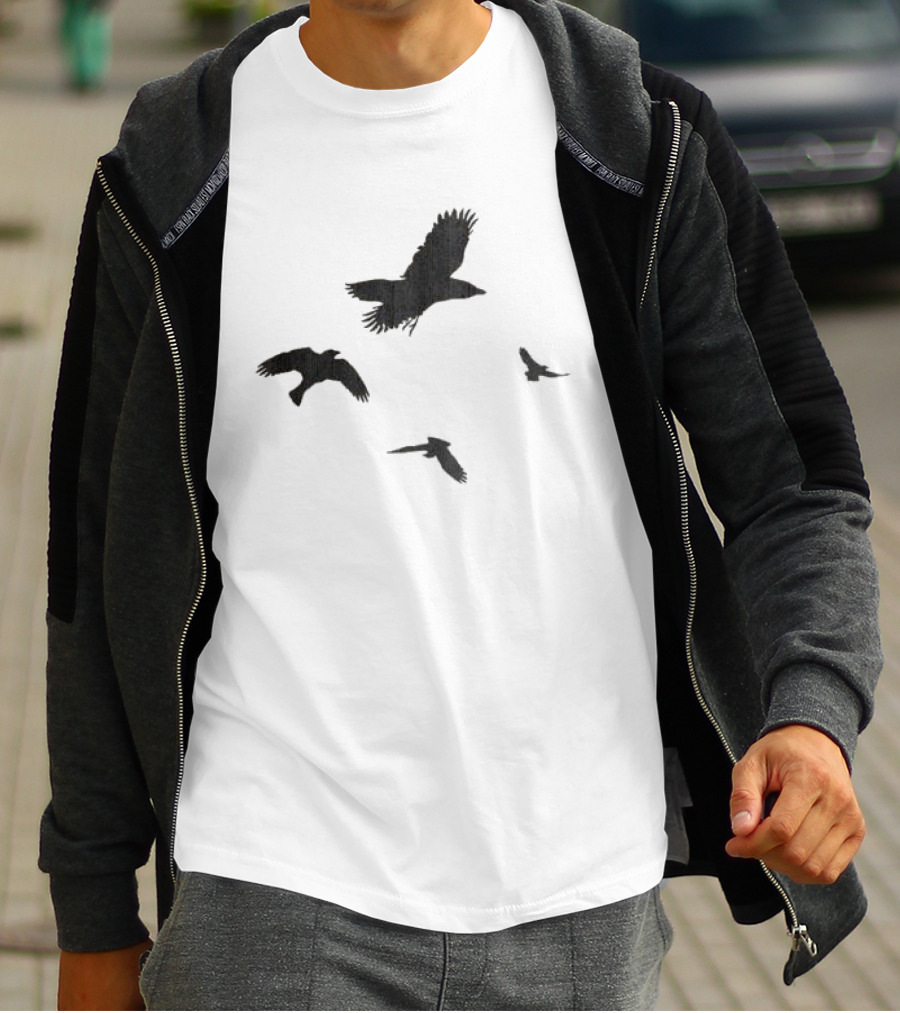 Shinedown Store Sound Of Madness Cream Crows T-Shirt