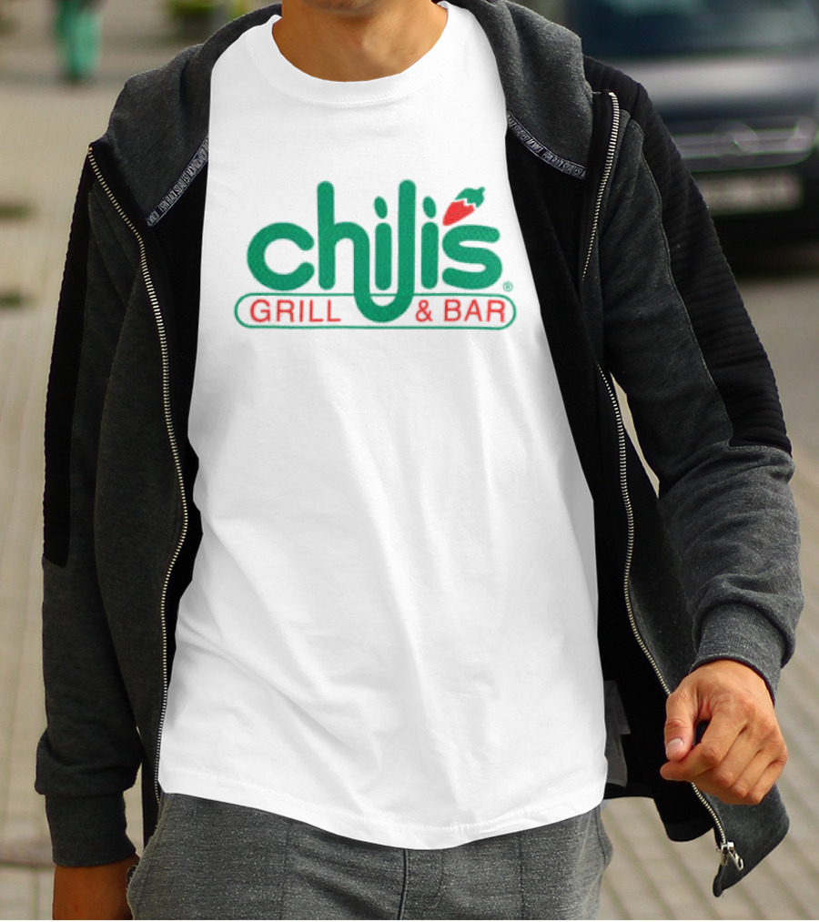 Welcome To Chili's Grill & Bar Varsity Jersey T-Shirt