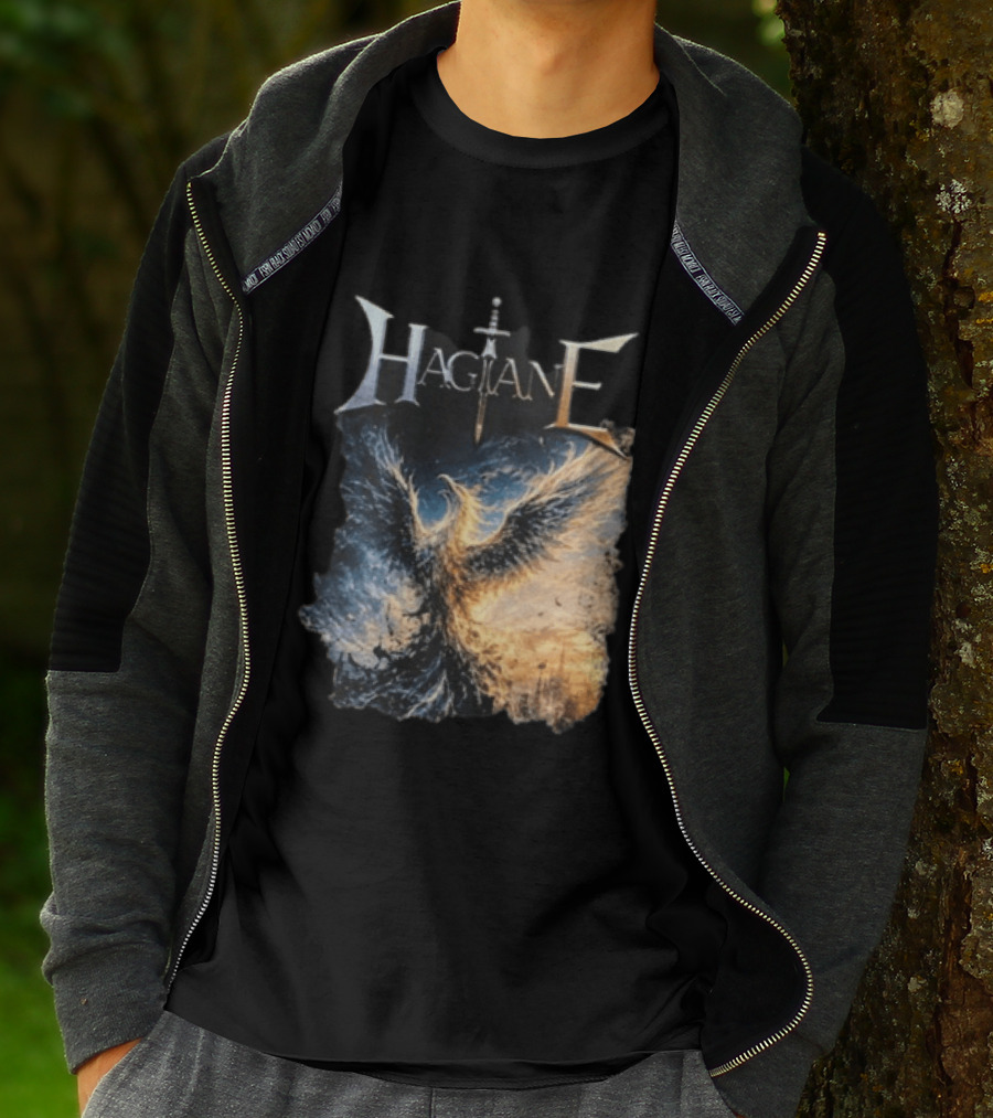 Hagane Sword And Phoenix Night T-Shirt