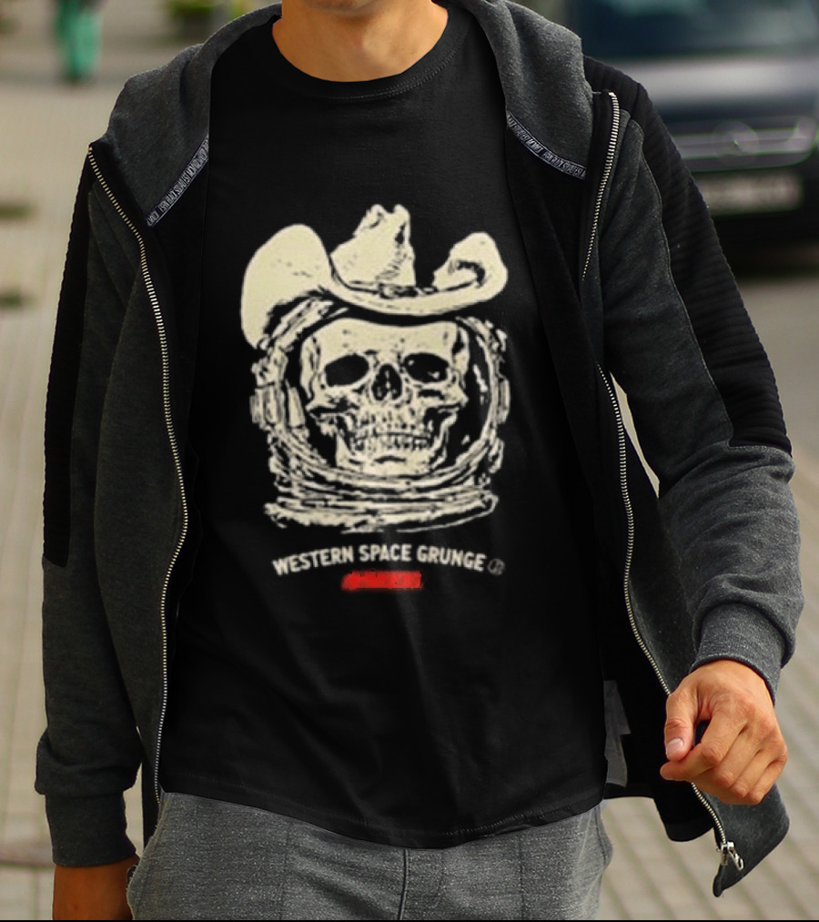 Dexter And The Moonrocks Skullboy Cowboy Hat T-Shirt