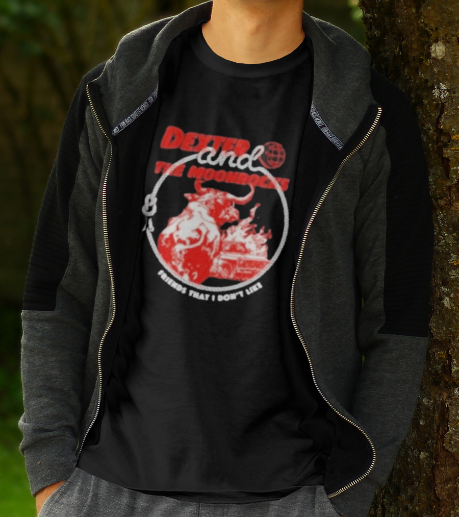 Dexter And The Moonrocks Friends Don't Like Club Album Red Bull T-Shirt