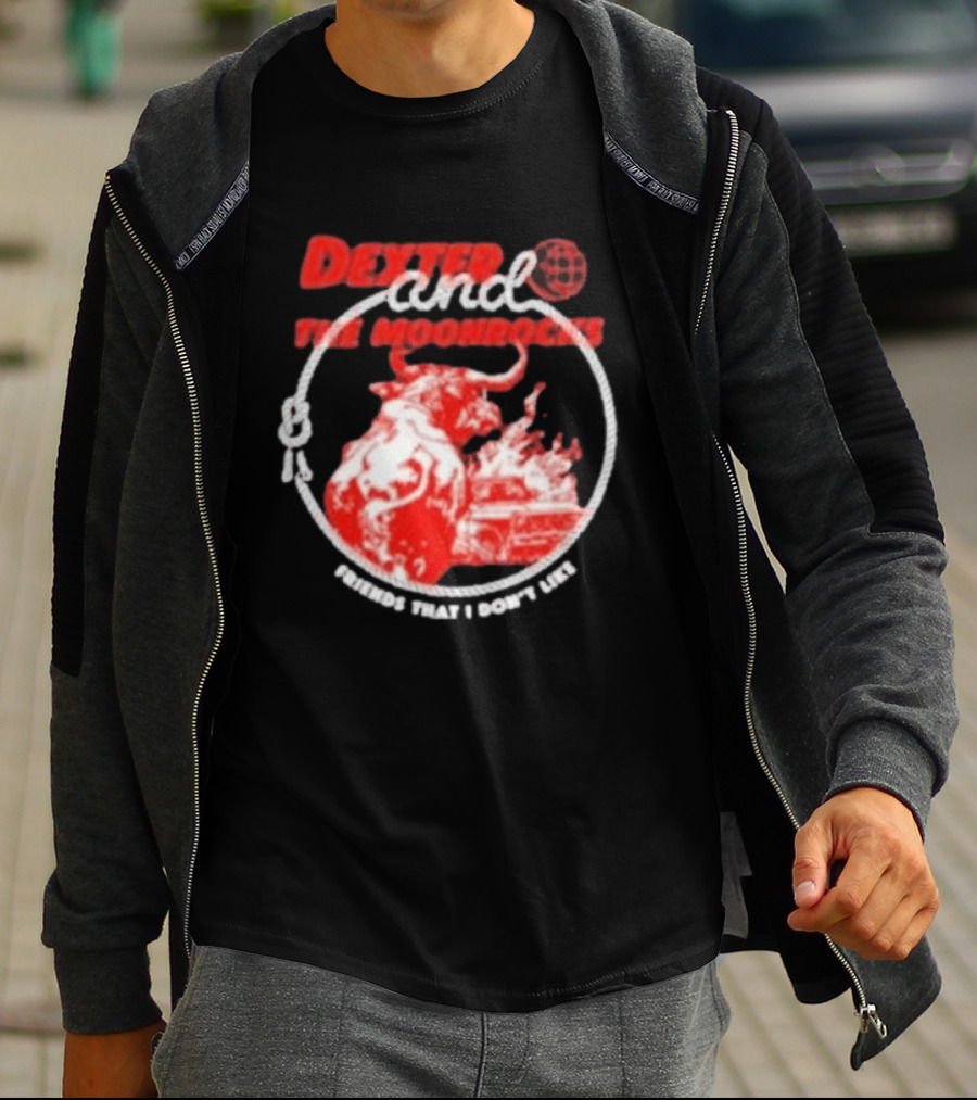 Dexter And The Moonrocks Friends Don't Like Club Album Red Bull T-Shirt