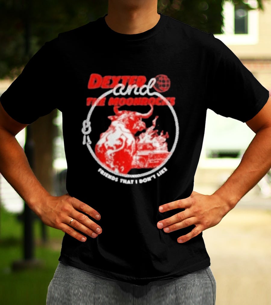 Dexter And The Moonrocks Friends Don't Like Club Album Red Bull T-Shirt