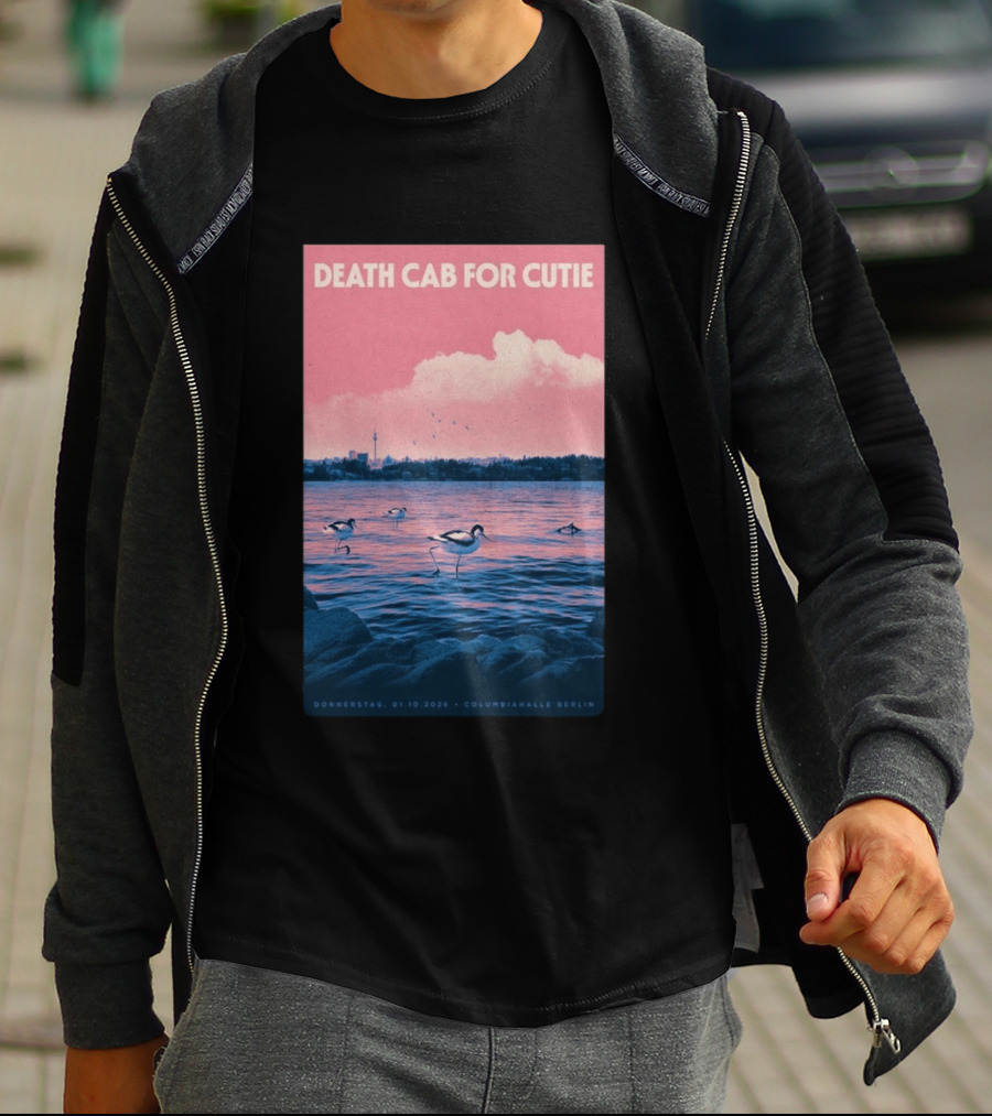 Death Cab For Cutie Columbiahalle Berlin Concert 2026 Donnerstag 01.10 Exclusive T-Shirt