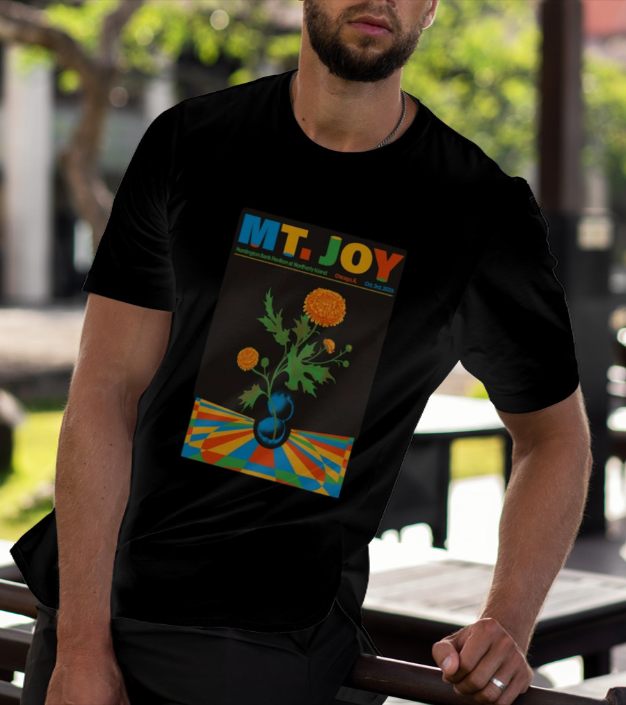 MT. JOY Huntington Bank Pavilion Northerly Island Chicago IL Oct 3 2026 Limited Edition T-Shirt