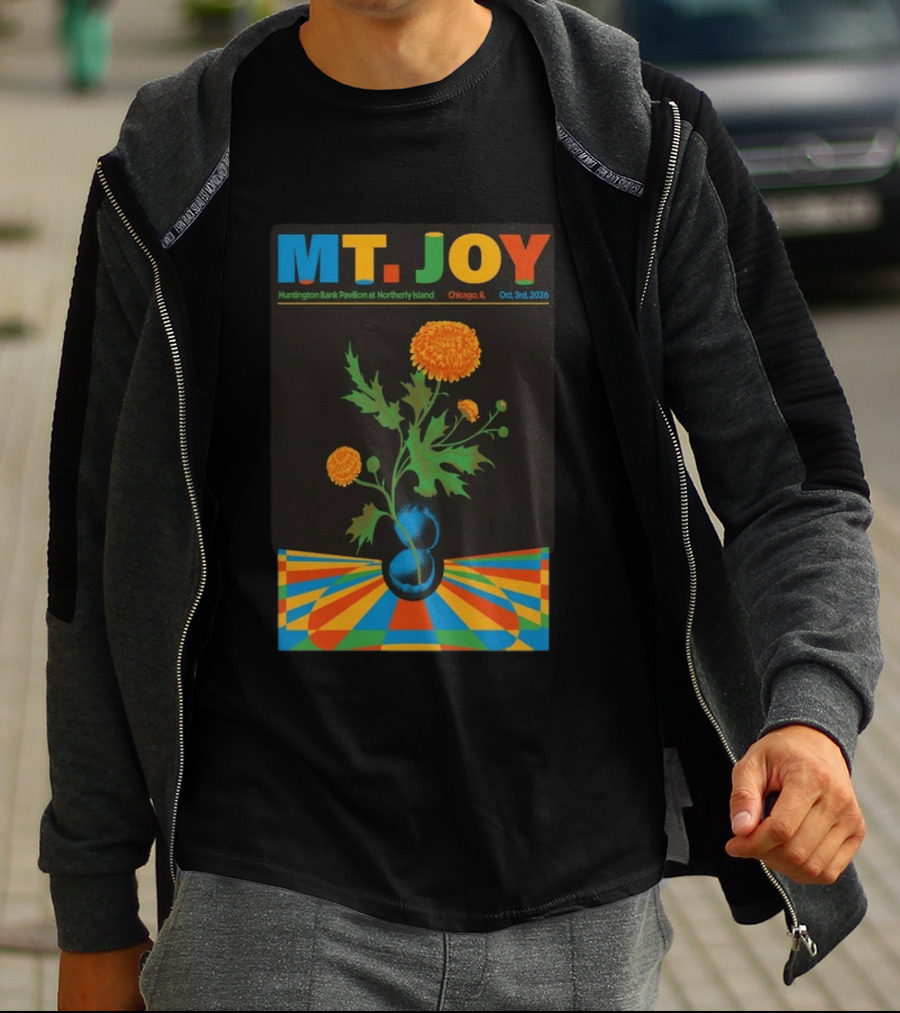 MT. JOY Huntington Bank Pavilion Northerly Island Chicago IL Oct 3 2026 Limited Edition T-Shirt