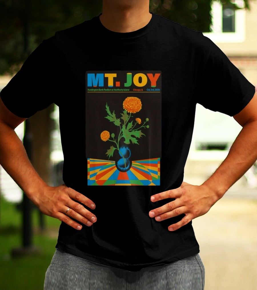 MT. JOY Huntington Bank Pavilion Northerly Island Chicago IL Oct 3 2026 Limited Edition T-Shirt