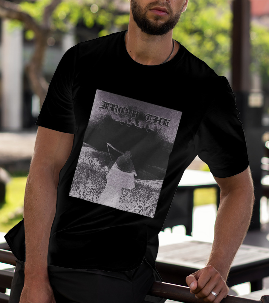 Farmer's Daughter Store From The Grave Longsleeve Gothic Reaper Scene T-Shirt