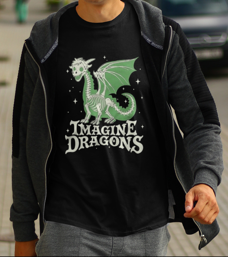 Imagine Dragons Skeleton Loomy Dragon T-Shirt