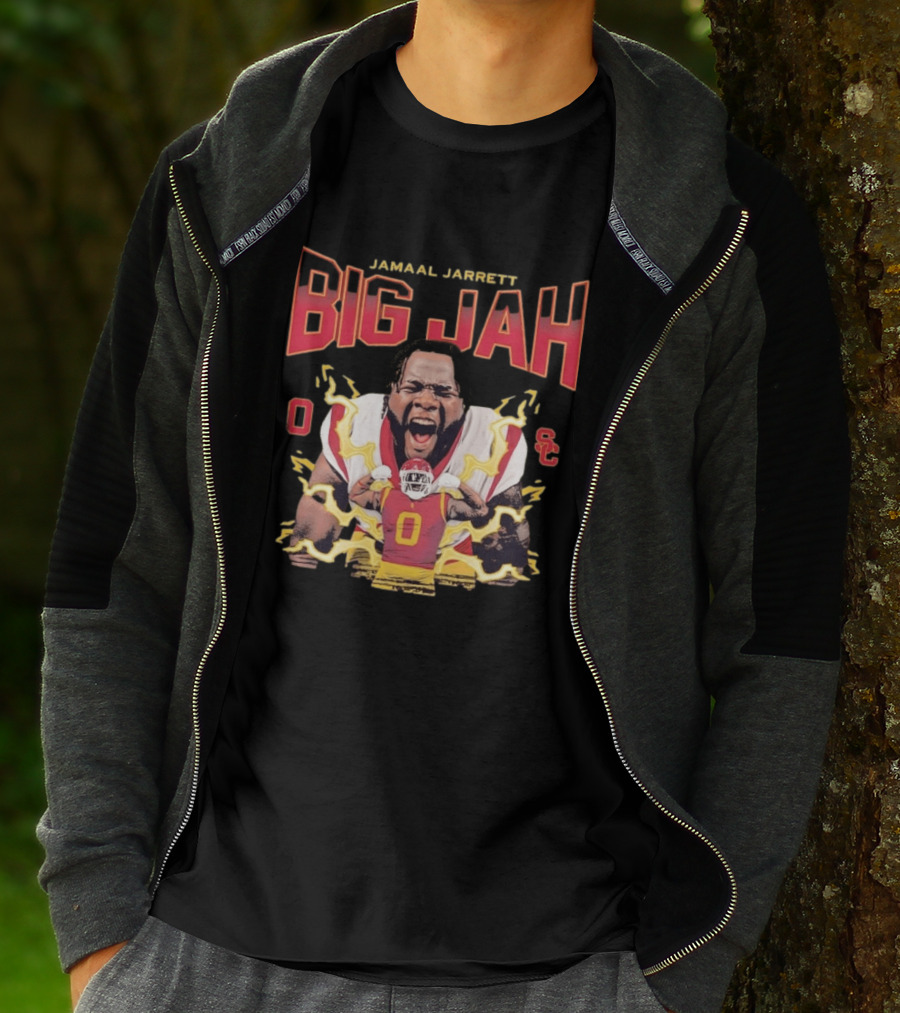 Jamaal Jarrett Big Jah USC Trojans Football No 0 Collage T-Shirt