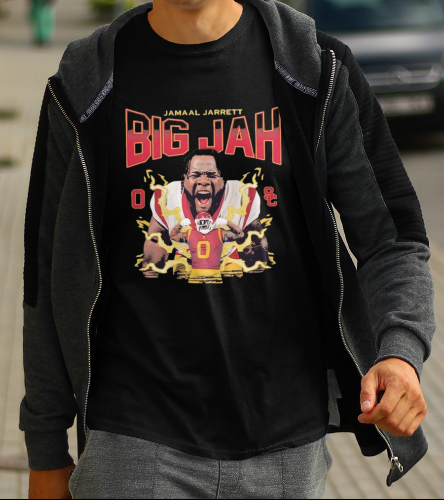 Jamaal Jarrett Big Jah USC Trojans Football No 0 Collage T-Shirt