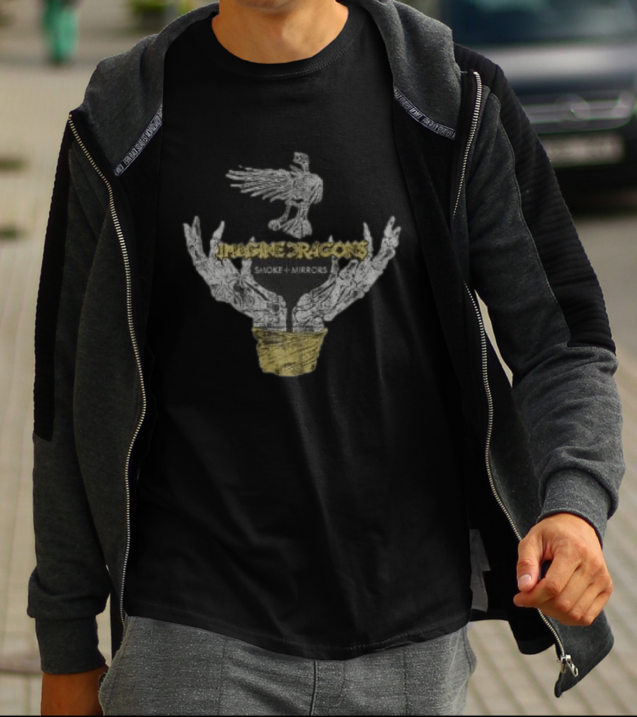 Imagine Dragons Smoke And Mirrors Hands Bird T-Shirt