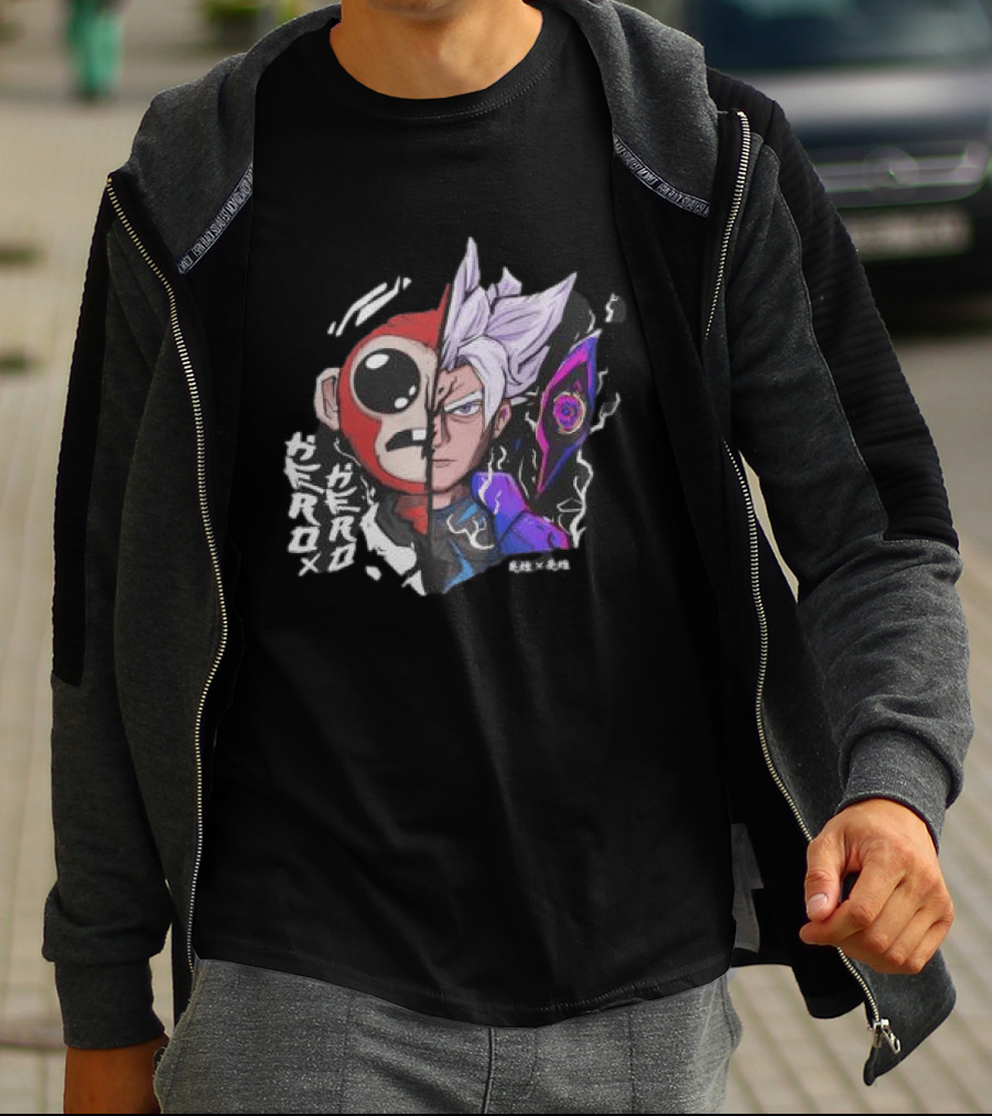 Neutor Store Superhero Fusion Hero X Hero Collection Japan Anime Manga T-Shirt