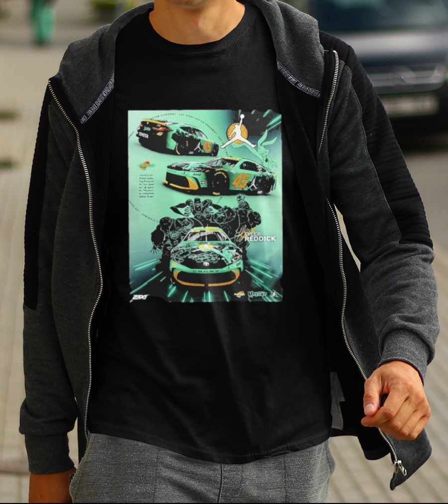 Tyler Reddick 45 Camry Jordan Monstars Las Vegas Racing T-Shirt