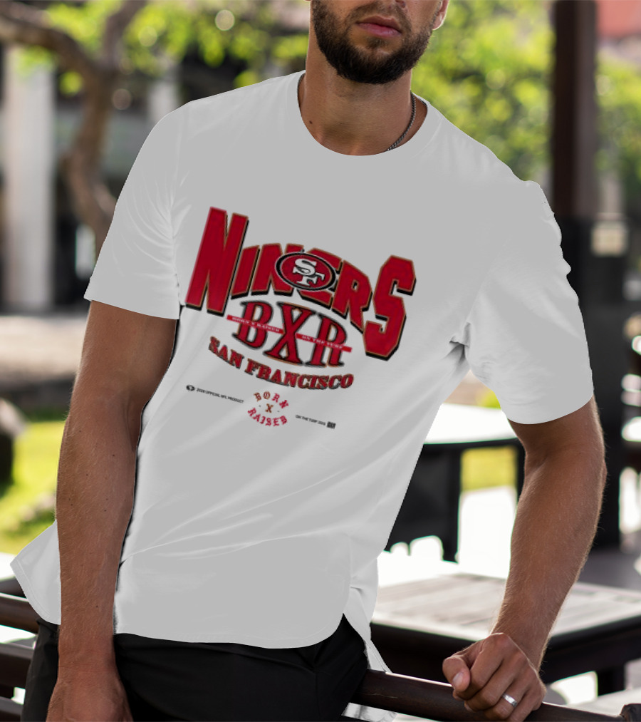 Born X Raised San Francisco 49ers Niners BXR Collaboration T-Shirt