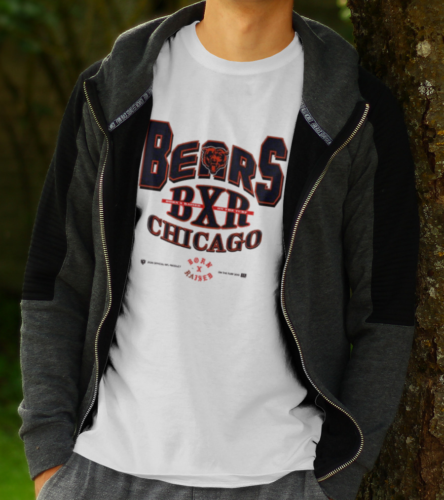Born X Raised Bears BXR Chicago Collection White T-Shirt