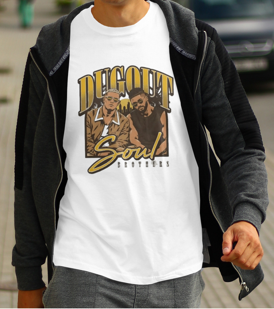 Dugout Soul Brothers Fernando Tatis Jr Manny Machado San Diego Padres T-Shirt