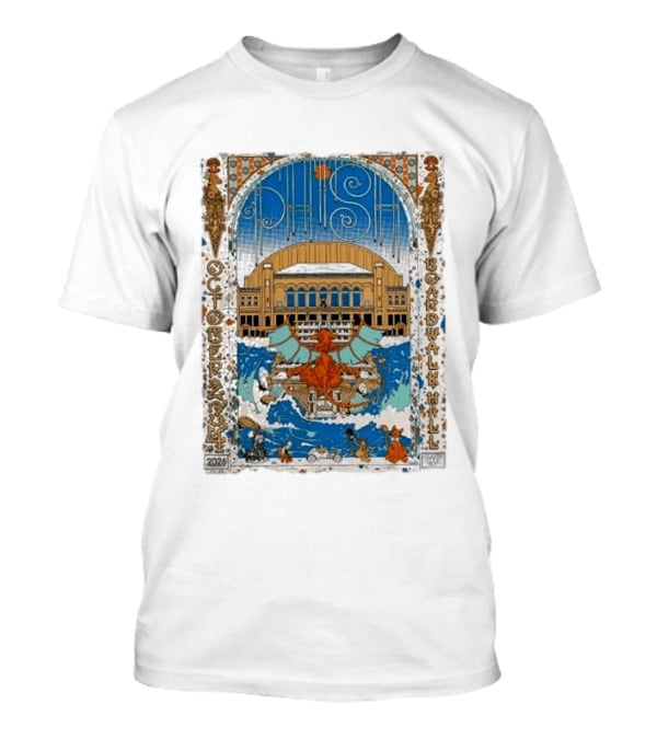 Phish October 2026 Atlantic City Jim Whelan Boardwalk Hall LE T-Shirt