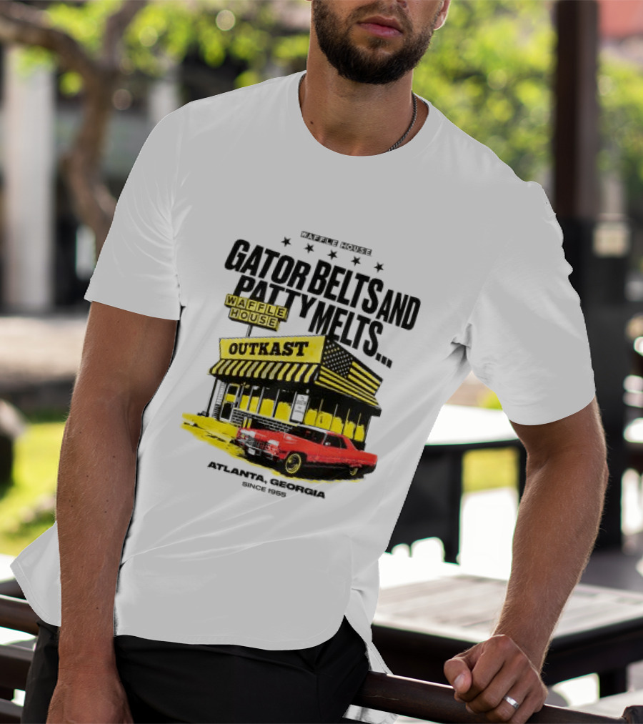 Gator Belts And Patty Melts Outkast Waffle House Atlanta Georgia 1995 T-Shirt