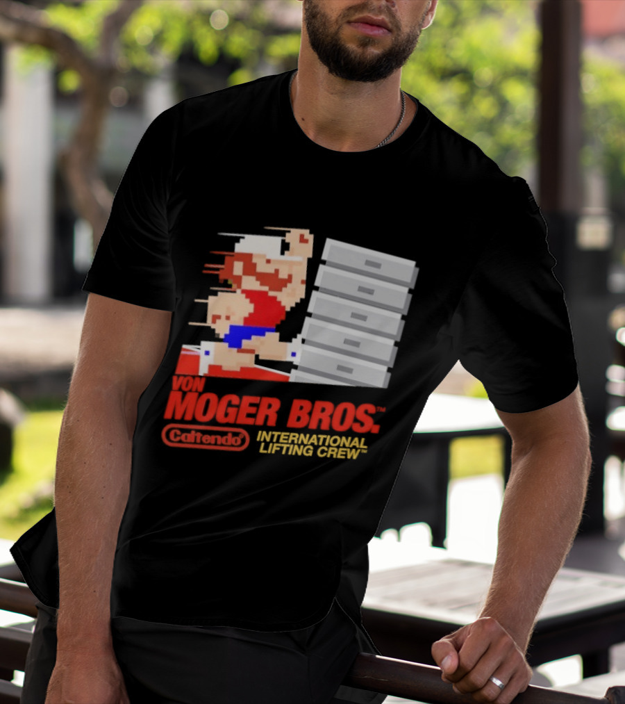 Calum Von Moger Bros Caltendo International Lifting Crew T-Shirt