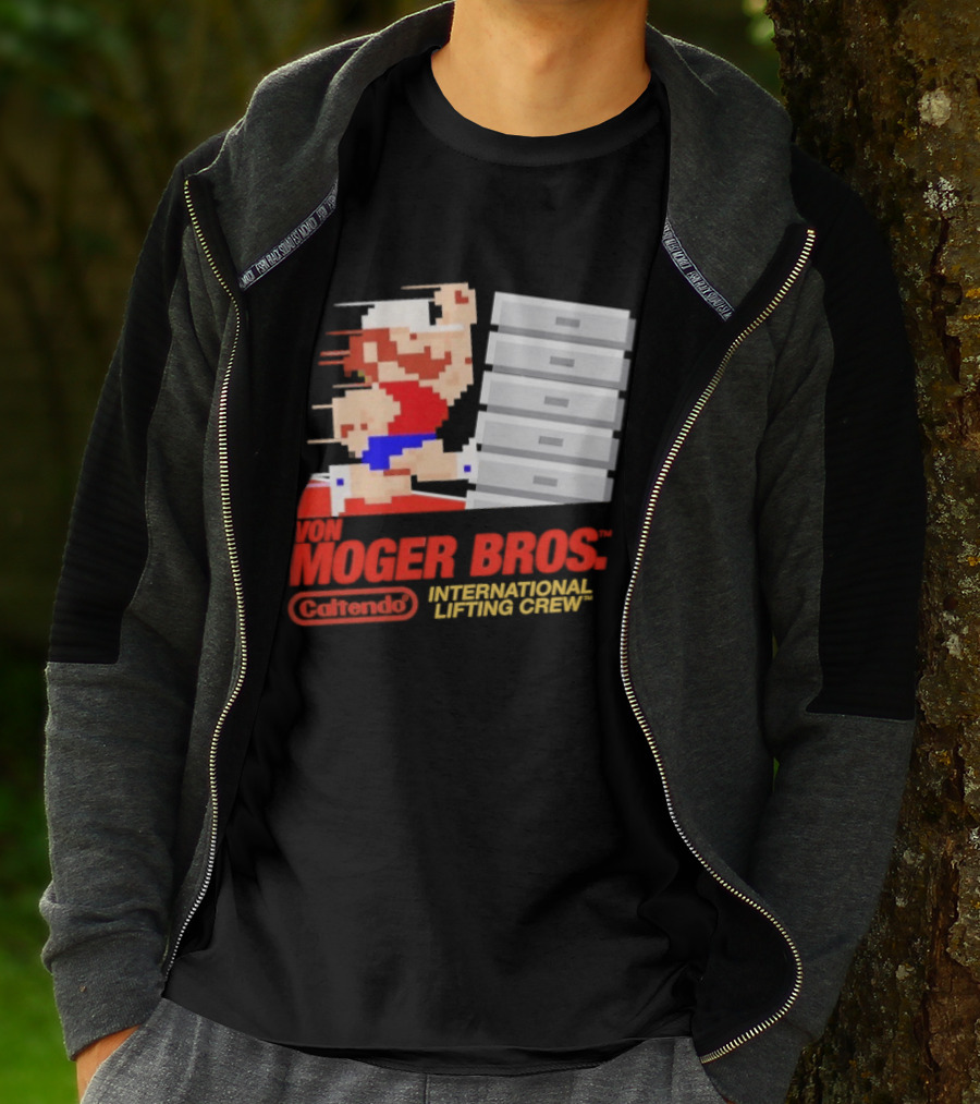 Calum Von Moger Bros Caltendo International Lifting Crew T-Shirt