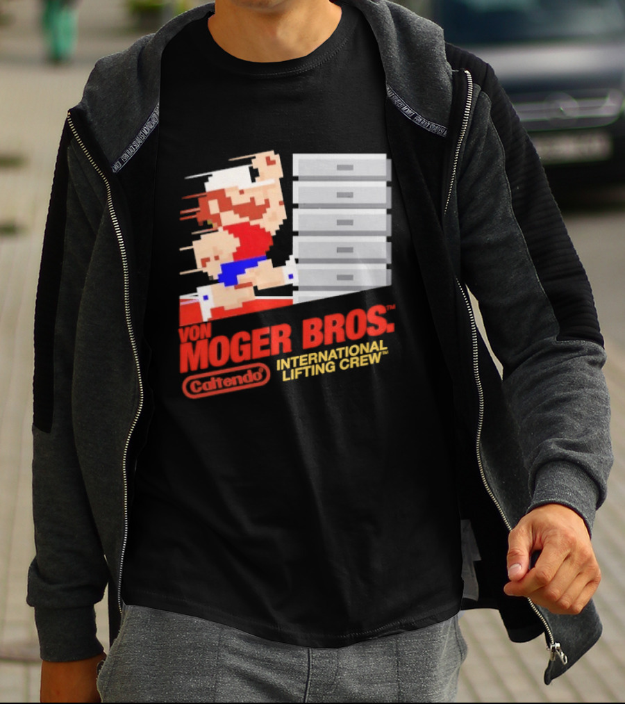 Calum Von Moger Bros Caltendo International Lifting Crew T-Shirt