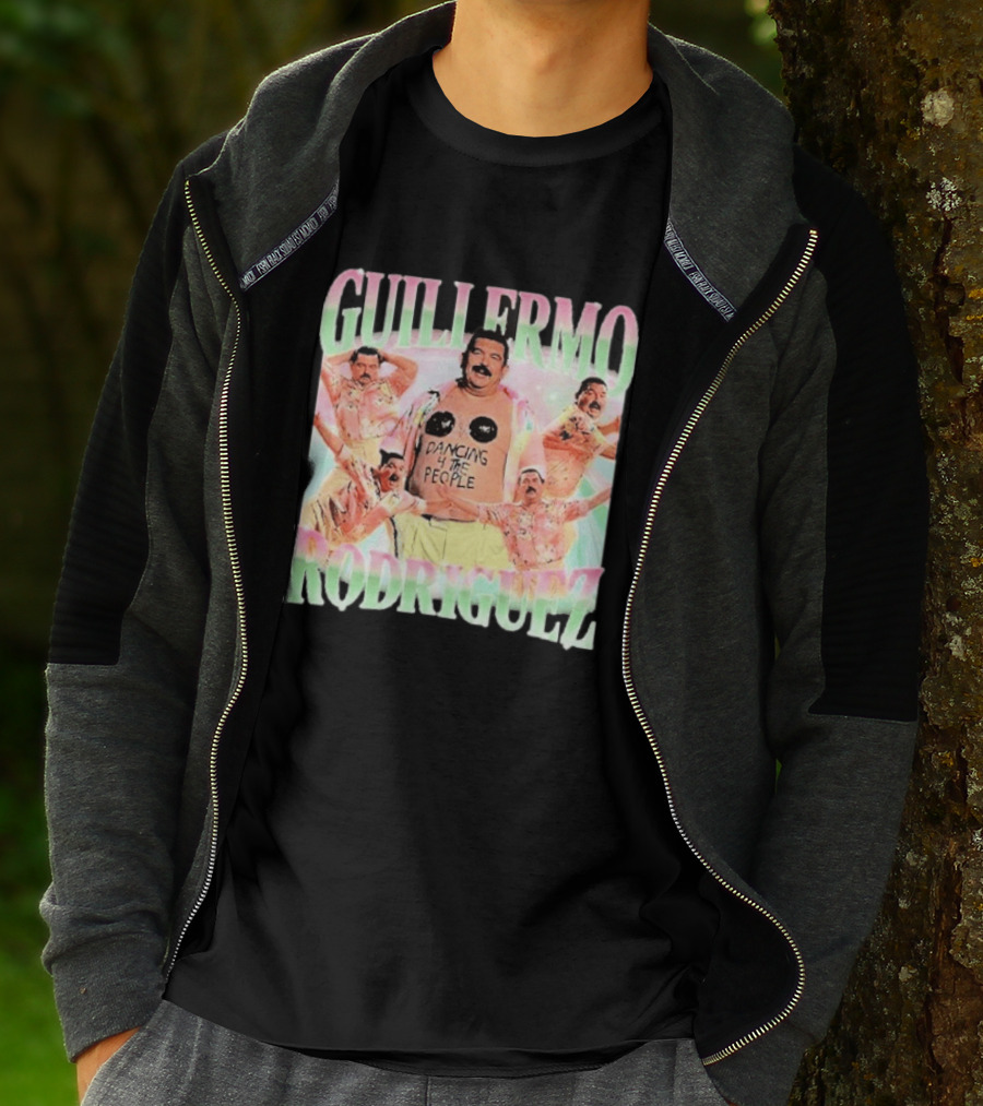 Guillermo Rodriguez Dancing 4 The People Vibrant Pose Collage T-Shirt