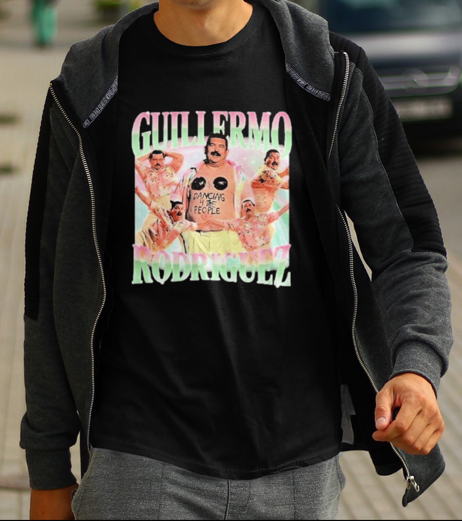 Guillermo Rodriguez Dancing 4 The People Vibrant Pose Collage T-Shirt